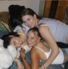 Me, Megan, Dani at the hippie house