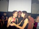 Is she touching her boob?